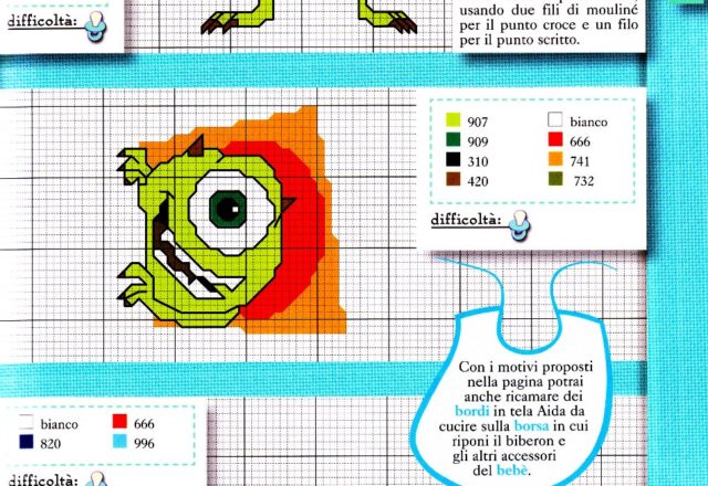 Cross stitch patterns Monsters Inc (3)