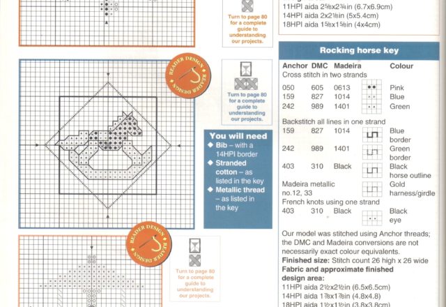 Cross stitch patterns baby toys and a horse