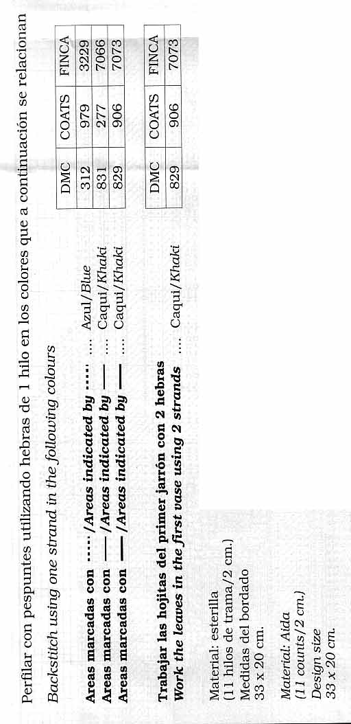Cross stitch picture with porcelain vases (4)