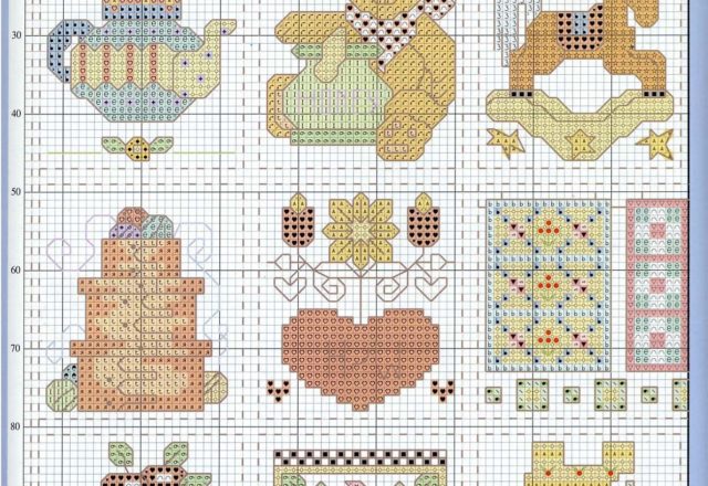 Cross stitch sampler for home (4)