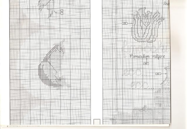 Cross stitch sampler kitchen vegetable garden (4)