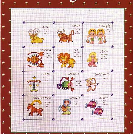 Cross stitch signs of the zodiac (1)