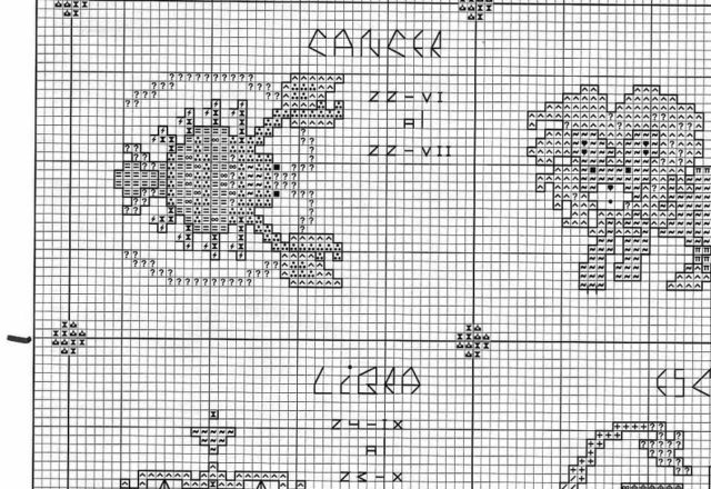 Cross stitch signs of the zodiac (2)