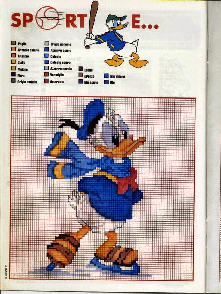 Cross stitch various Disney characters (10)