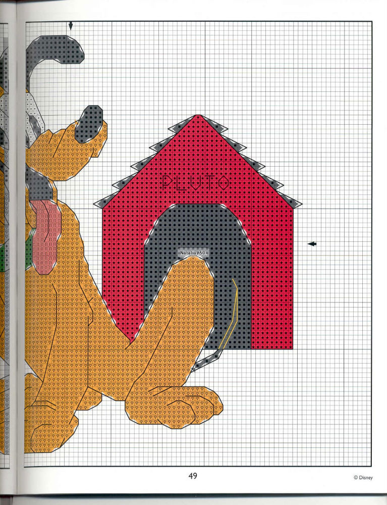 Cross stitch various Disney characters (7)