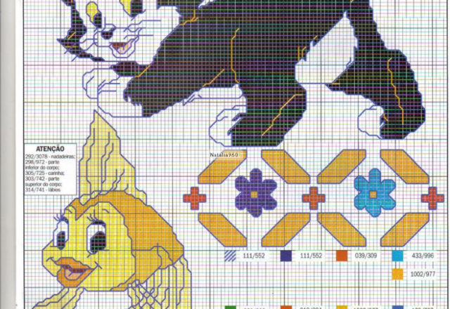 Cross stitch various Disney characters (9)