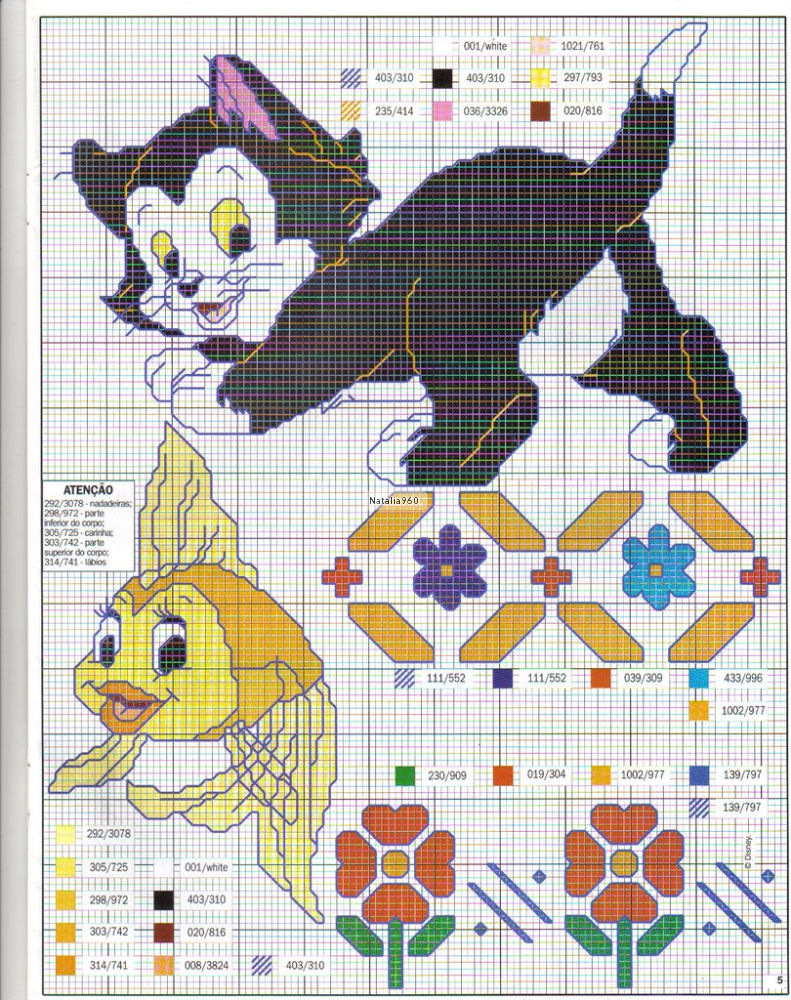 Cross stitch various Disney characters (9)