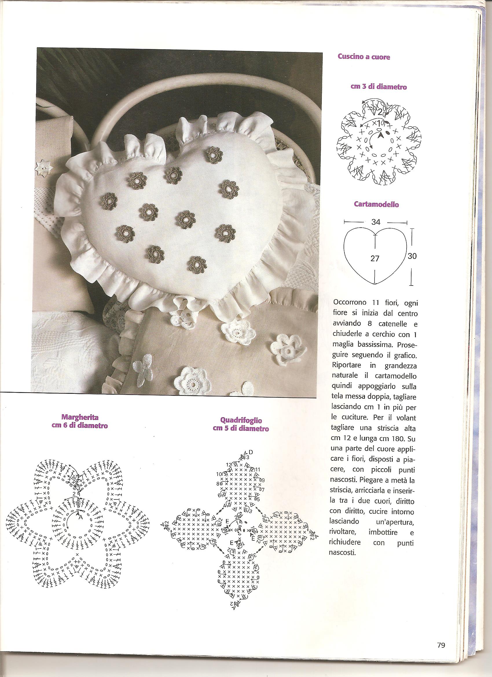 Cuschion pillow with flowers and applications crochet pattern (4)