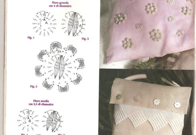 Cuschion pillow with flowers and applications crochet pattern (5)