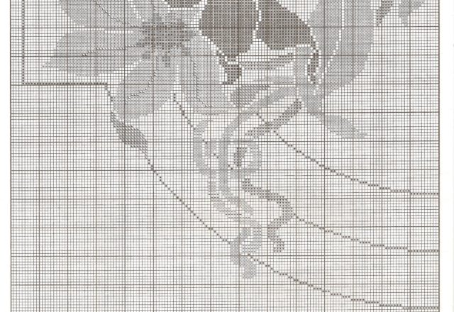 Daffodil cross stitch pattern (1)