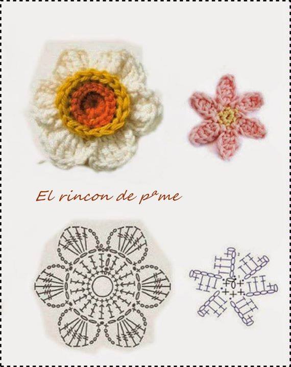 Daffodil free crochet flower pattern