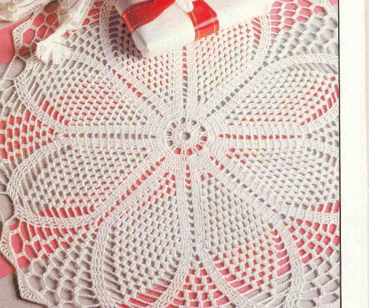 Daisy crochet doily (1)