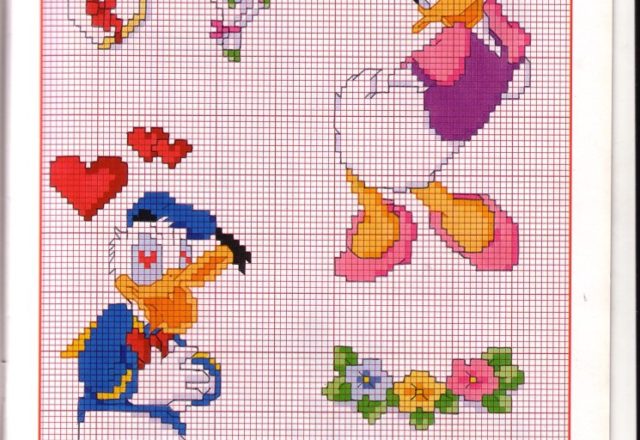 Disney Donald Duck in love with Daisy Duck