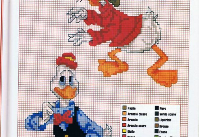 Disney Fethry Duck and Gus Goose