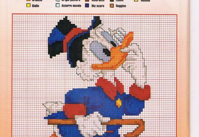 Disney Scrooge McDuck walks