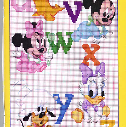 Disney baby cross stitch alphabet (3)