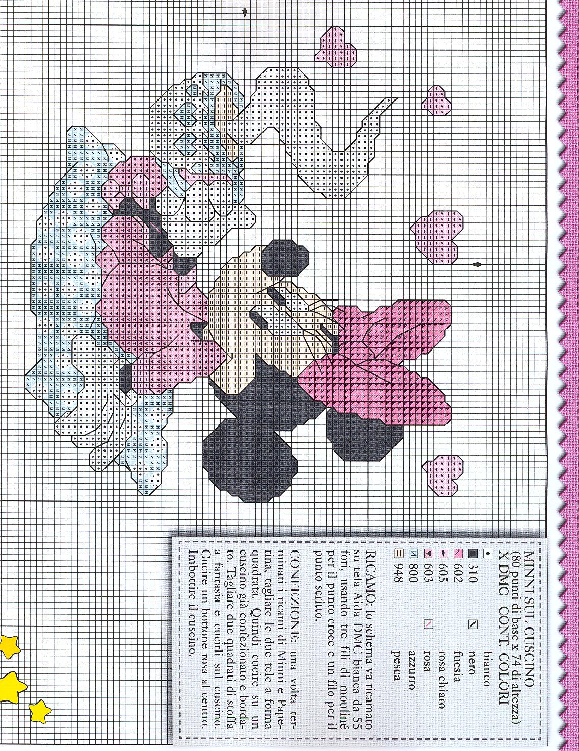Disney characters in pajamas cross stitch (3)