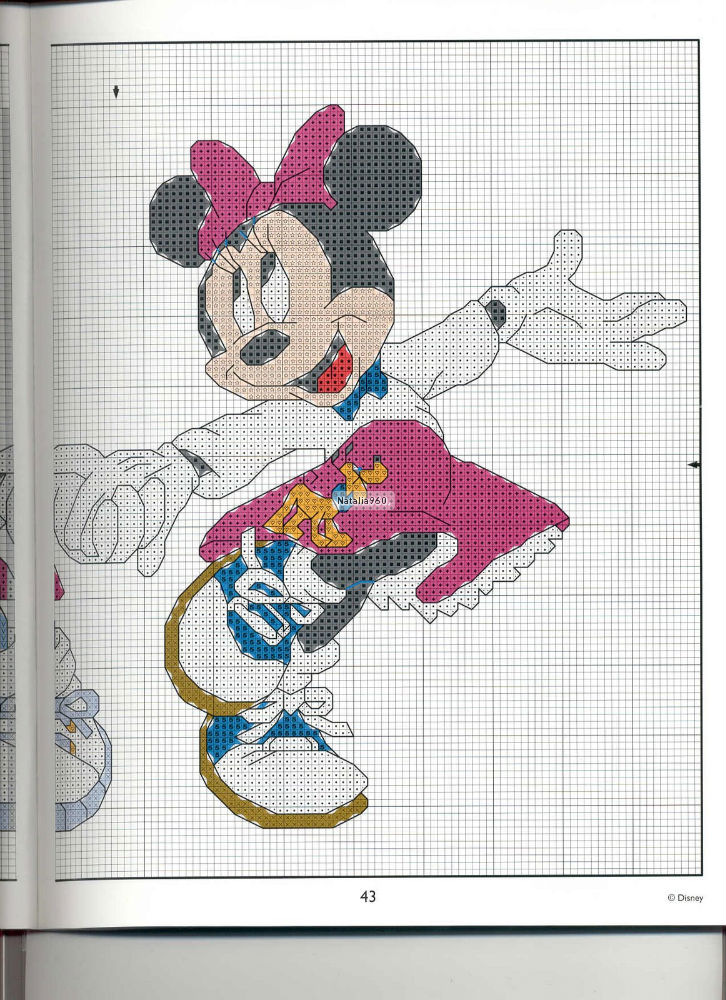 Disney couples cross stitch patterns love (2)