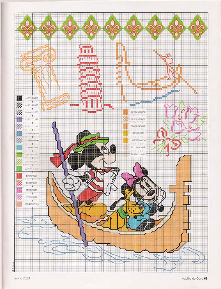 Disney couples cross stitch patterns love (5)