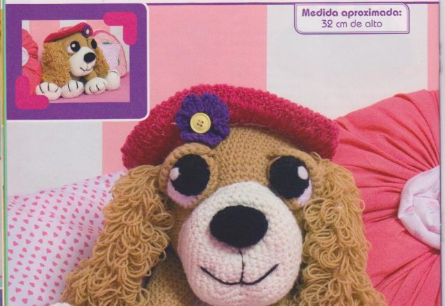 Dog with hat amigurumi pattern 1 (1)