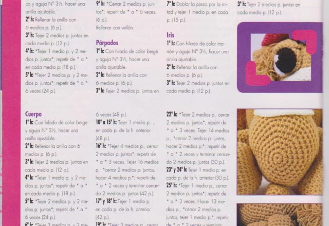 Dog with hat amigurumi pattern 1 (3)