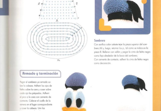 Donald Duck amigurumi pattern 1 (5)
