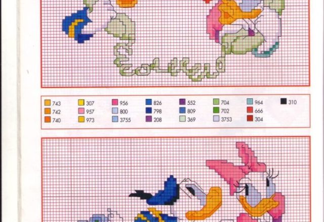 Donald Duck and Daisy Duck call each other and skate together