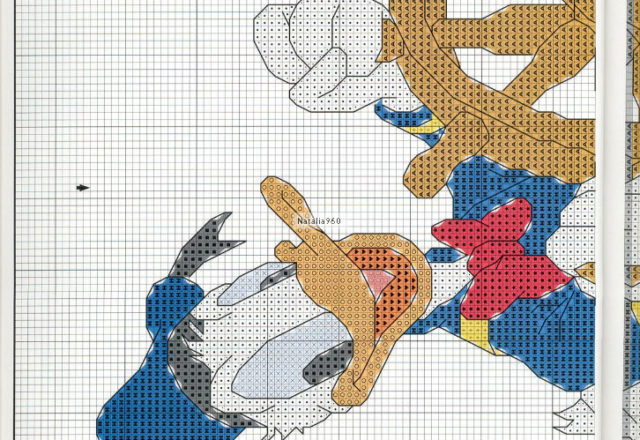 Donald Duck sailor cross stitch (1)