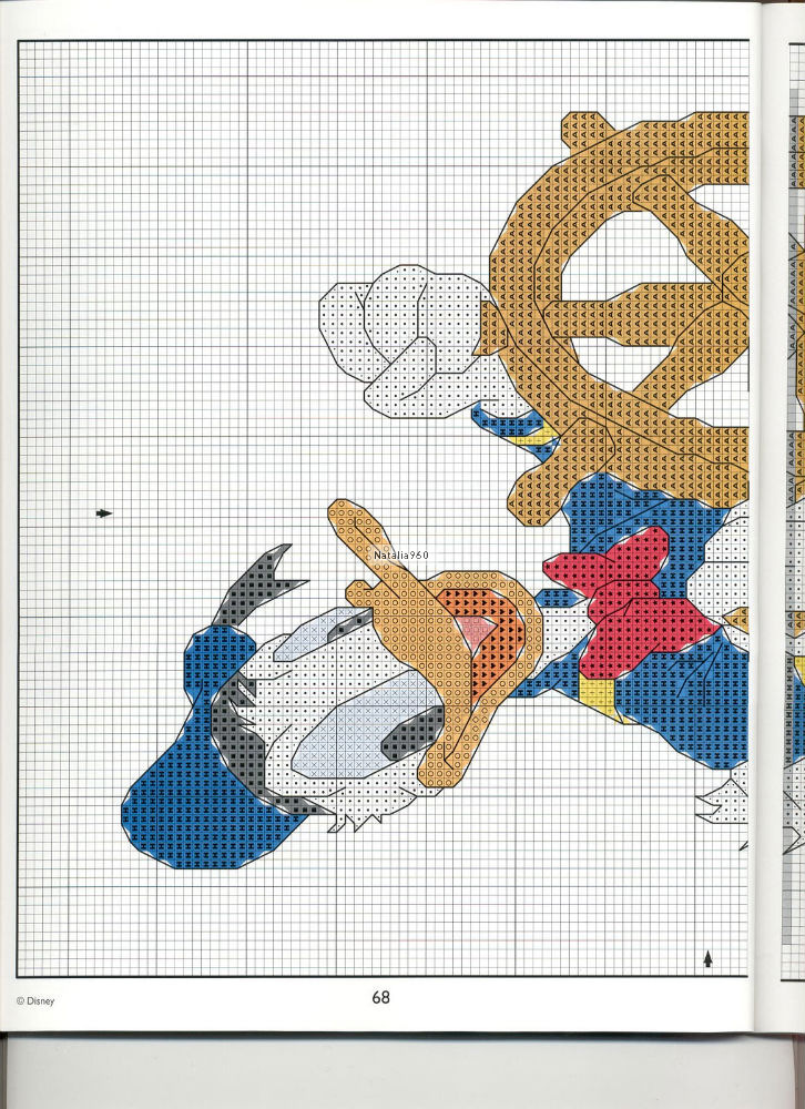 Donald Duck sailor cross stitch (1)