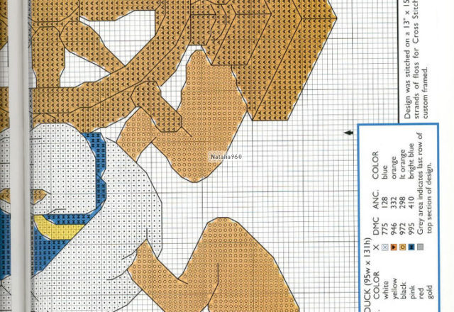 Donald Duck sailor cross stitch (2)