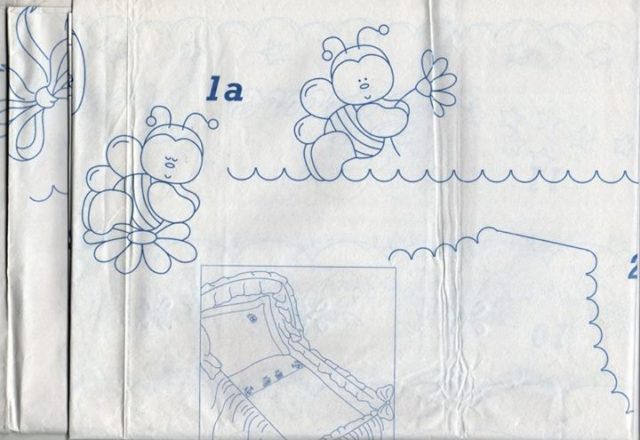 Embroidery design baby shirt of luck and baby sheet with ladybugs (1)