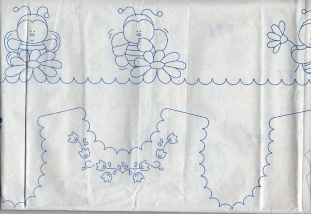 Embroidery design baby shirt of luck and baby sheet with ladybugs (3)