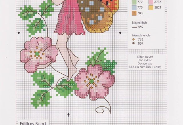 Enfant Butterfly Fairy with pink primroses (2)