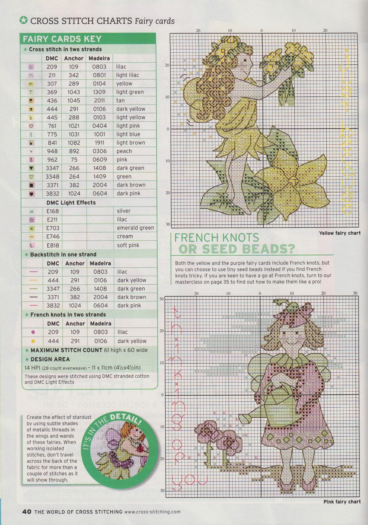Fairies cross stitch patterns