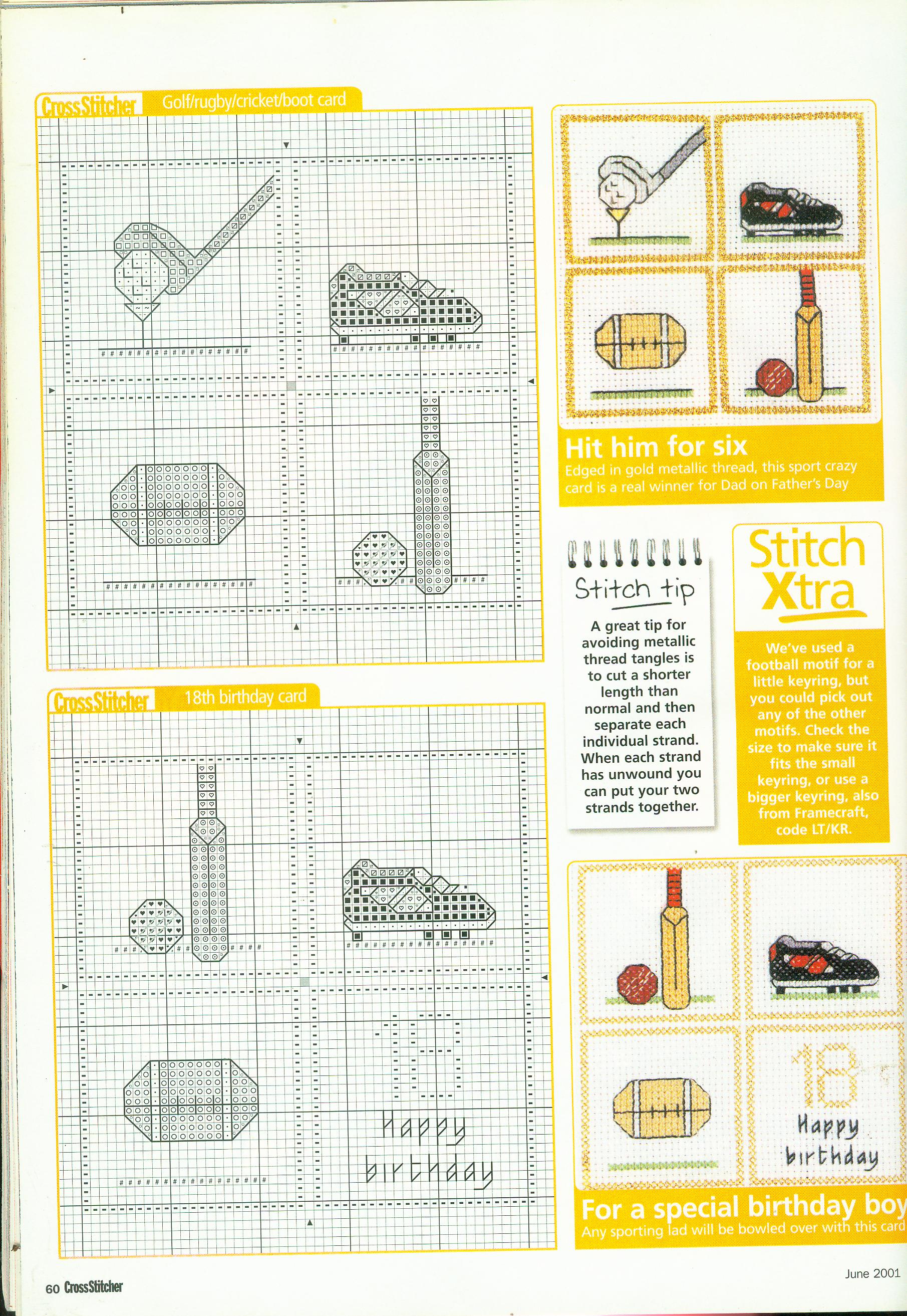 Father’ s Day cards cross stitch pattern (3)