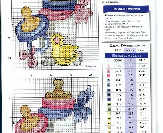 Feeding bottle pacifier and ducky free birth records cross stitch patterns