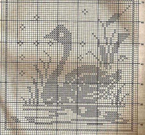 Filet home pillow with swan free pattern design download (2)