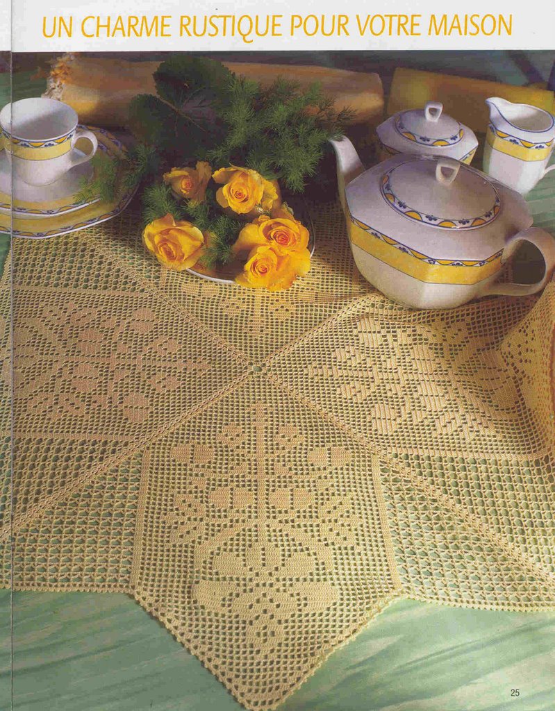 Filet pattern download star shape doily with slices (1)