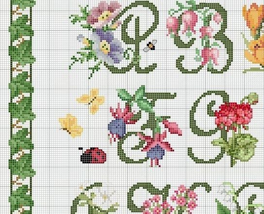 Floral alphabet (1)
