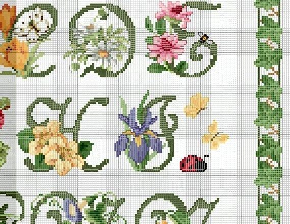 Floral alphabet (2)