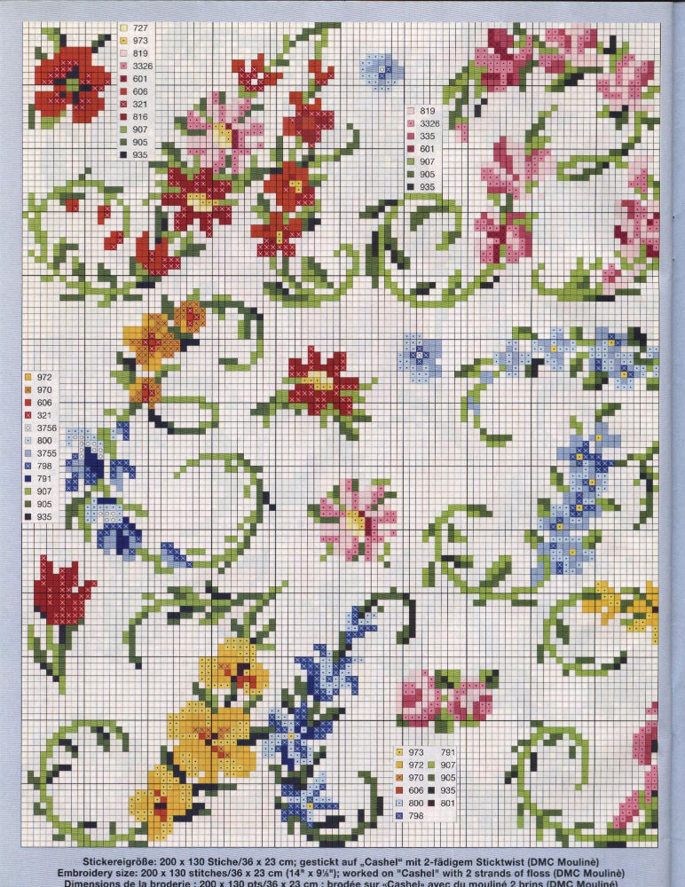Floral alphabet cross stitch (1)