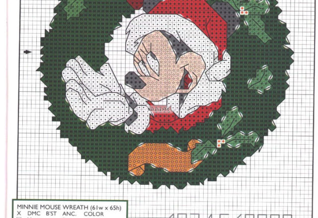Free cross stitch patterns Disney Christmas (2)