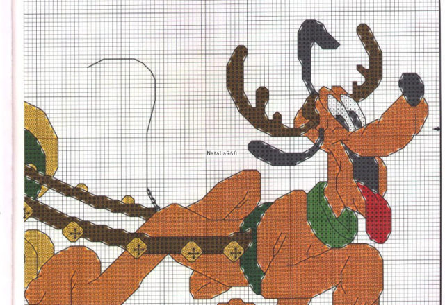 Free cross stitch patterns Disney Christmas (4)