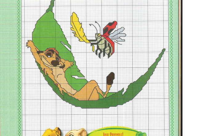 Free cross stitch patterns Timon and Pumbaa (5)
