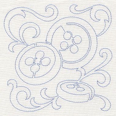 Free embroidery designs stylized buttons