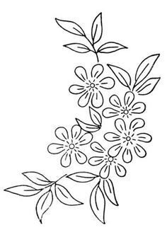 Free embroidery patterns bouquet of flowers