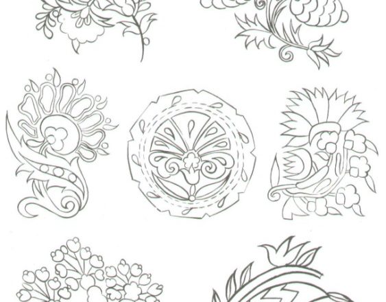 Free embroidery patterns pinecones