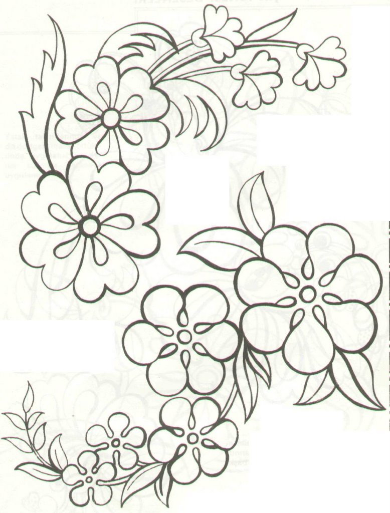 Free hand embroidery designs big flowers