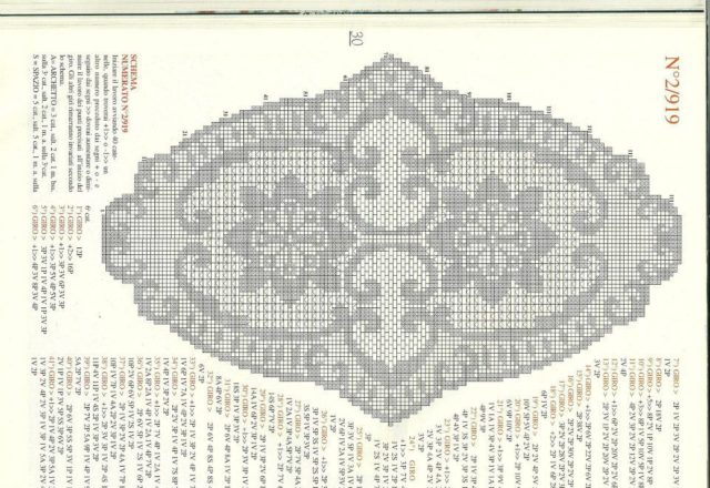 Free pointed filet oval doily design download