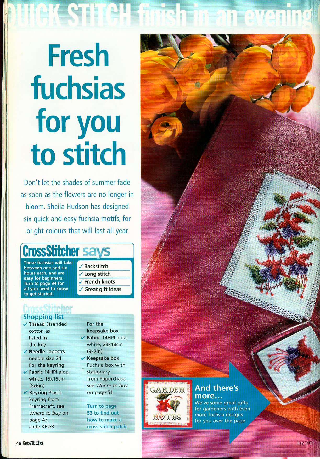 Fresh fuchsias cross stitch pattern (1)